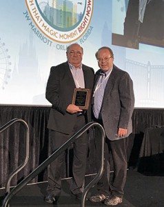 Jim is inducted into Fleet Hall of Fame by Automotive Fleet Editor Mike Antich